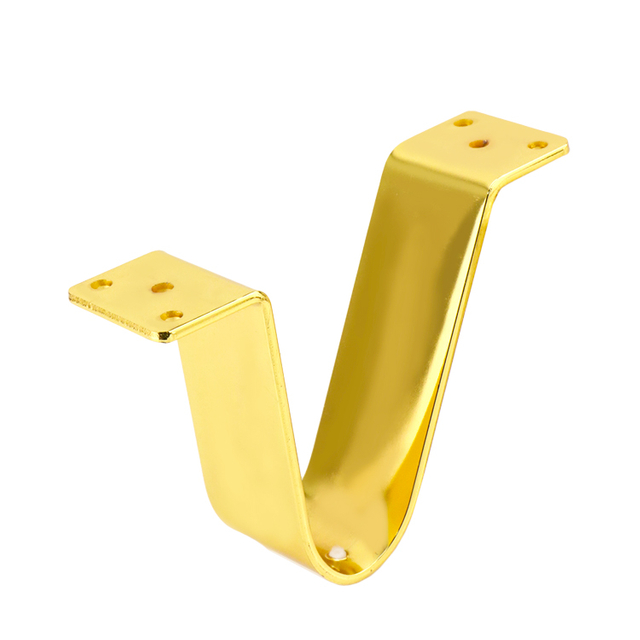 Picioare canapea din metal cromat &icirc;n formă de V Picioare dulap modern Accesorii pentru picioare pat