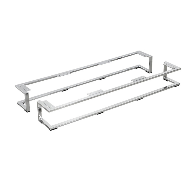 P&eacute;s grandes da base do arm&aacute;rio do sof&aacute; da placa de Chrome dos p&eacute;s da tabela do metal da base da mob&iacute;lia do tamanho 