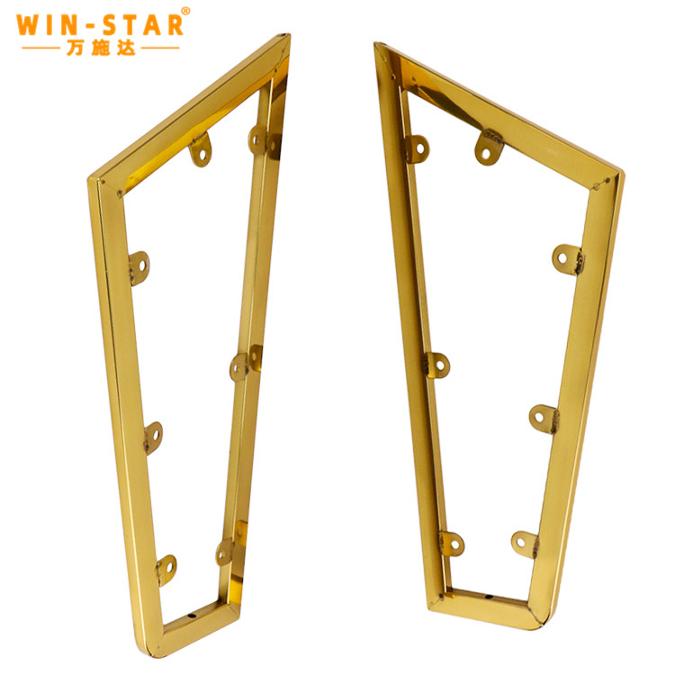 Furnitur Dekoratif Sofa Rangka Baja Tahan Karat Kursi Rangka Dasar Perangkat Keras 