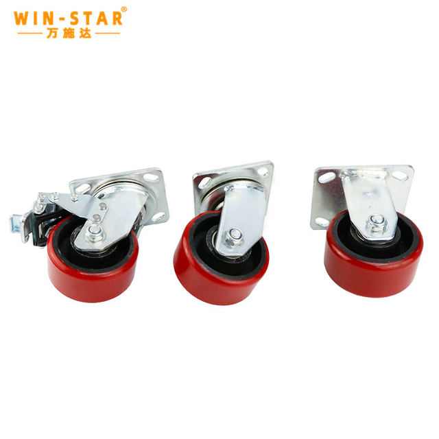 4''5''6''8'' Ťažk&eacute; kolieska na kolieskach Mas&iacute;vne gumen&eacute; kolieska na priemyseln&eacute; ručn&eacute; voz&iacute;ky 