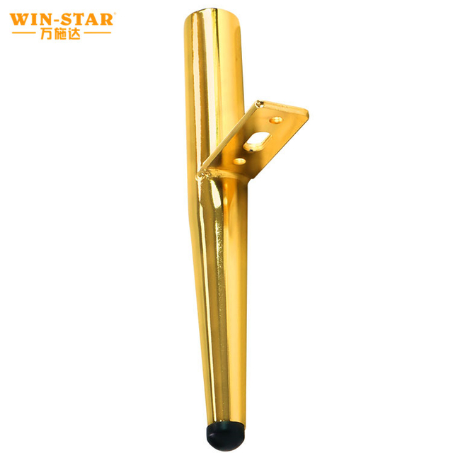 आधुनिक फर्नीचर सहायक धातु कैबिनेट टेबल पैर, सोना सोफा, लोहे के पैर 