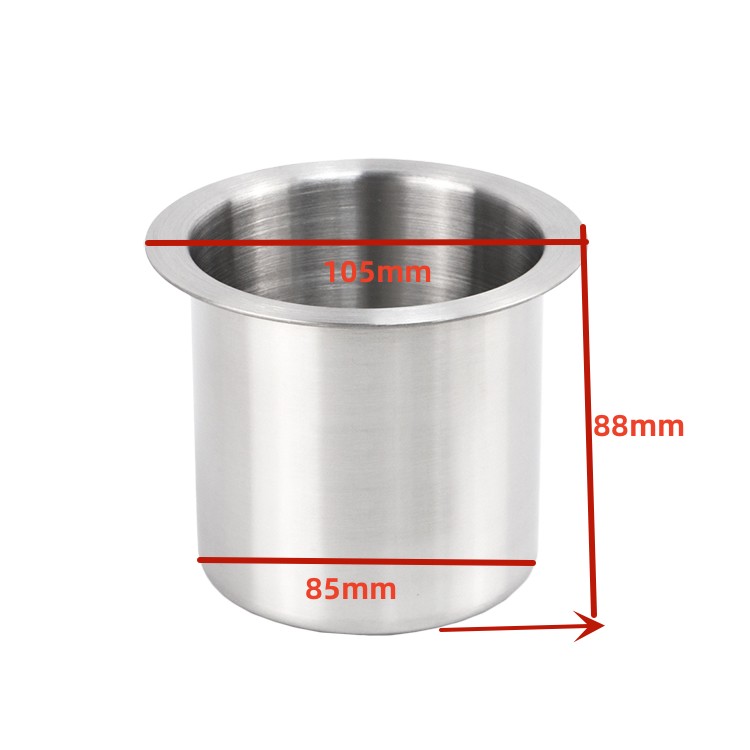 Winstar 105*85*H88mm স্টেইনলেস স্টীল ডেস্ক কাপ হোল্ডার ক্যাবিনেট সোফা চেয়ার হোল্ডার সিরিজ