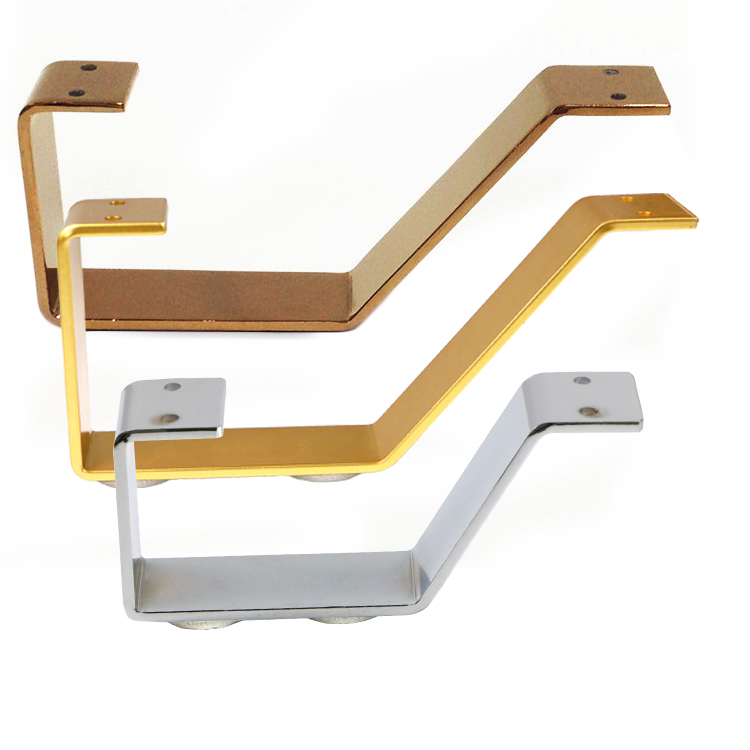 أحدث تصميم OEM أرجل أريكة الحديد أرجل الأثاث الكروم