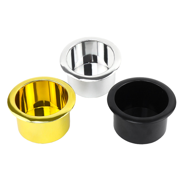 Winstar Sale Golden Color Plastic Sofa Table Cup Holder Inserts Sofa PP Cup