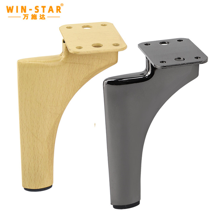 مبلمان پایه آهنی یکپارچه مبل پا مبل سخت افزار لوازم تخت کاناپه پایه مبل پایه مبل