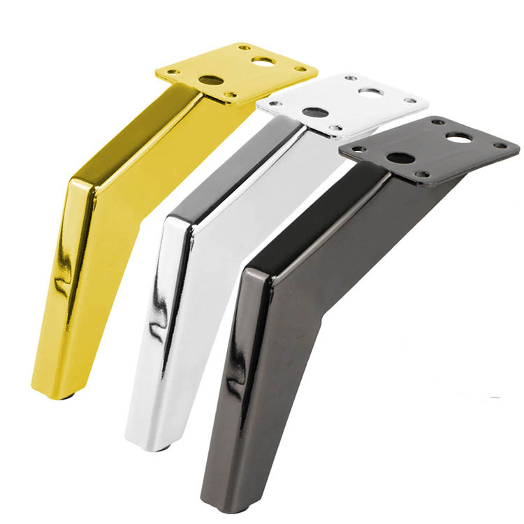 የመካከለኛው ምስራቅ ቅጥ የቤት ዕቃዎች መለዋወጫዎች ወርቃማ ብረት የሶፋ እግሮች