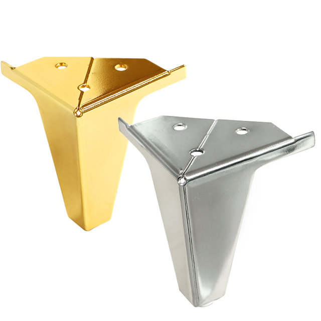 ZD-N149 बिस्तर के लिए उच्च गुणवत्ता वाले 4 इंच फर्नीचर फीट आधुनिक धातु सोफा पैर