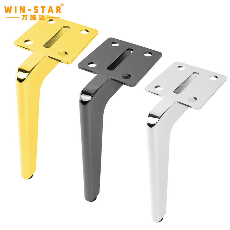 עיצוב מודרני רגלי ספה מתכת ברזל זהב כרום ריהוט רגלי שולחן רגלי ארון