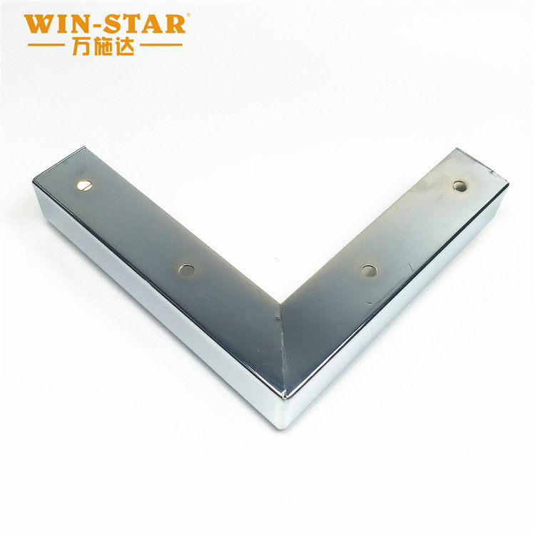 L Vorm Luukse Metaal Chrome Bed Kabinet Bene Metaal Meubels Been Hardeware Bank Bene