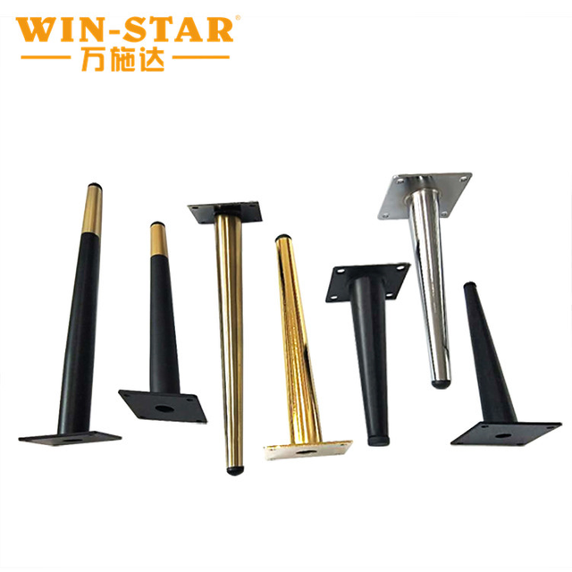 WINSTAR Total Oblique Iron Meza Baraza la Mawaziri Miguu Samani Miguu ya Dhahabu