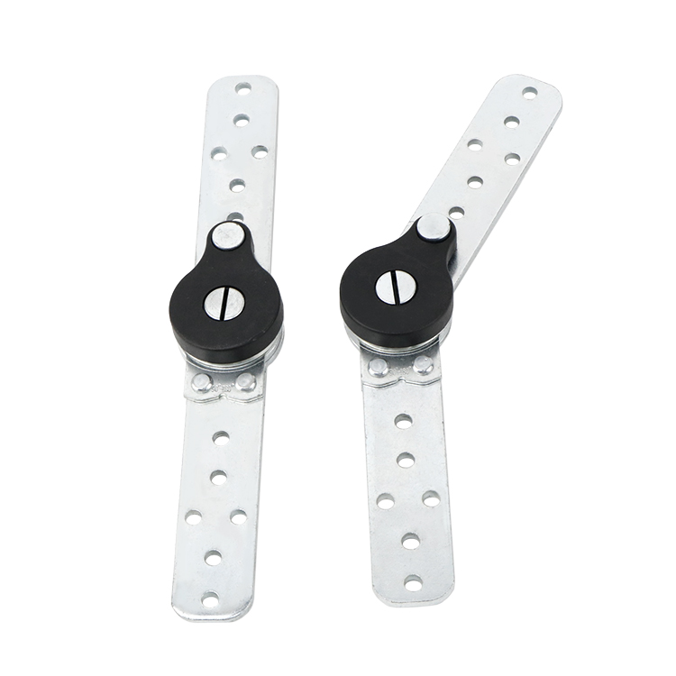 WINSTAR Balama pentru tetieră pentru canapea, metal, alb, zinc, reglabilă multifuncțională Balamă pentru mobilă