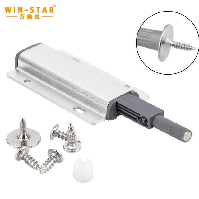 Adjustable Plastic Handleless Door Damper para sa Knob-Free Doors na may Magnetic