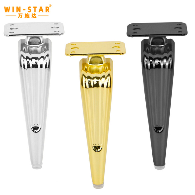  Pieds de canap&eacute; de meubles en m&eacute;tal de fer de mode jambes de canap&eacute; de Table d'armoire moderne