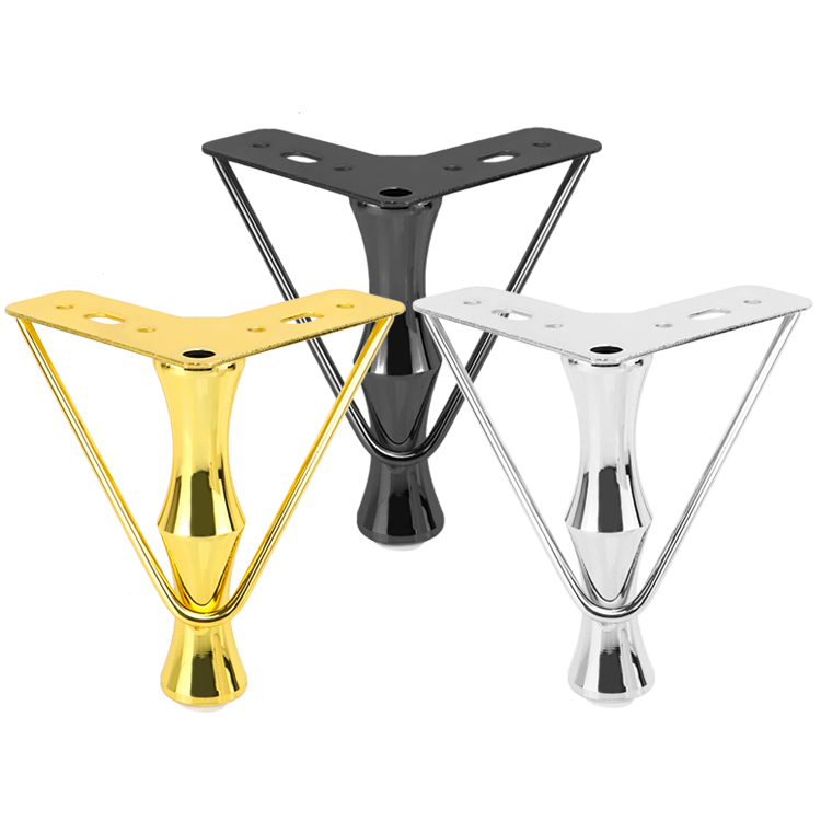 Mobilya i&ccedil;in 150MM Modern Tasarım Metal Demir Dolap Ayakları Altın Kanepe Bacak