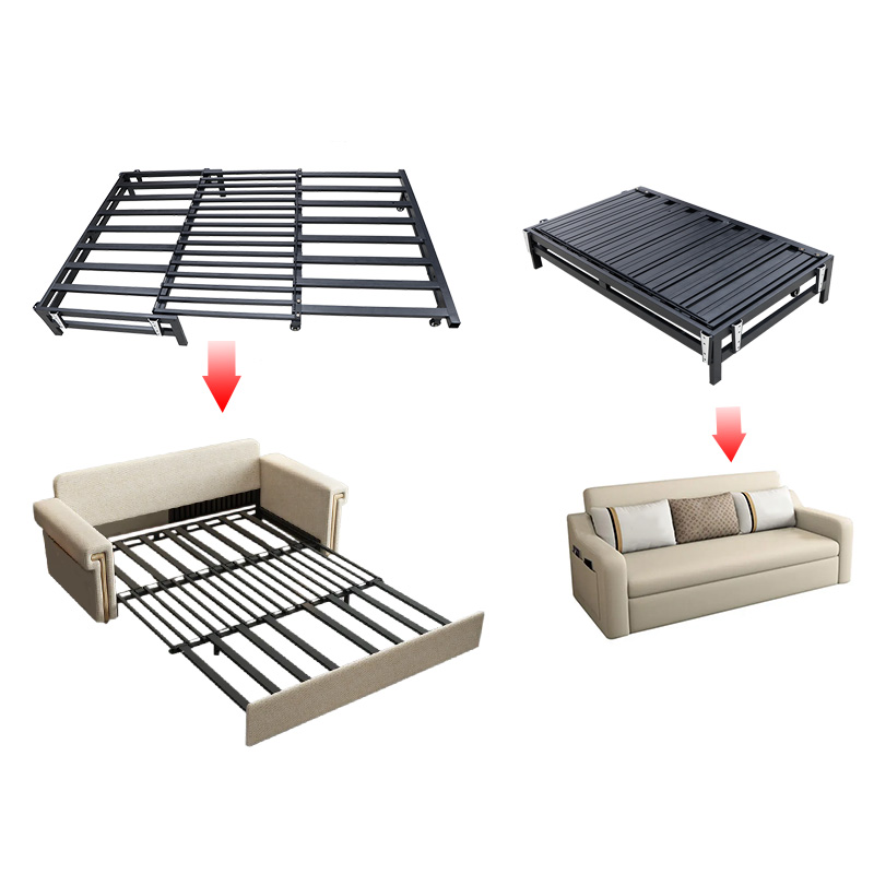 WINSTAR ラチェットスライド金属フレーム 3 倍引き出しソファベッドフレーム機構