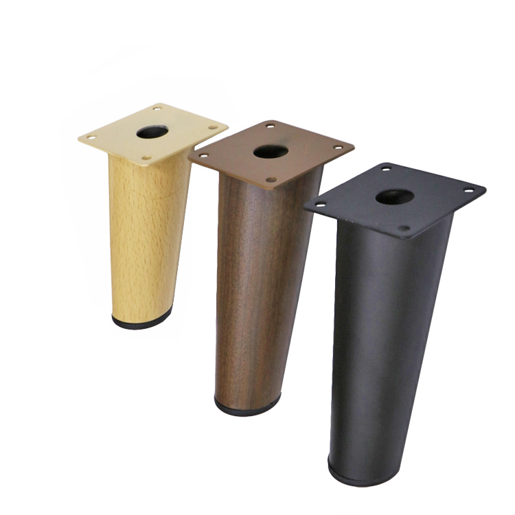 پایه مبلمان آهنی رنگ چوب جدید برای میز نشیمن مبل مبل کاناپه پایه