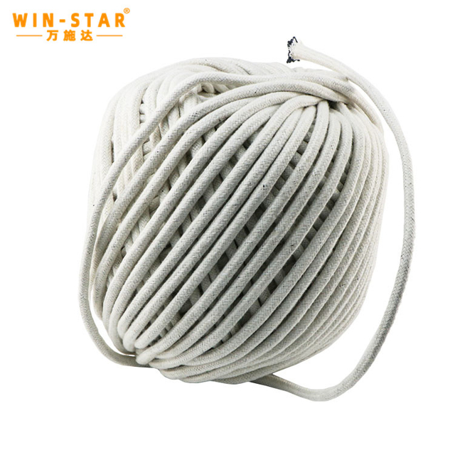 طناب پنبه ای سفید 4/5 میلی متری و طناب لوله کشی نخی برای مبلمان