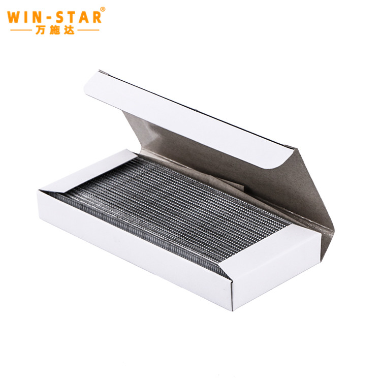 এয়ার গানের জন্য উচ্চ মানের সিলভার ফাস্টেনার সিরিজ বায়ুসংক্রান্ত স্ট্যাপল 22 গেজ গ্যালভানাইজড স্ট্যাপল পিন