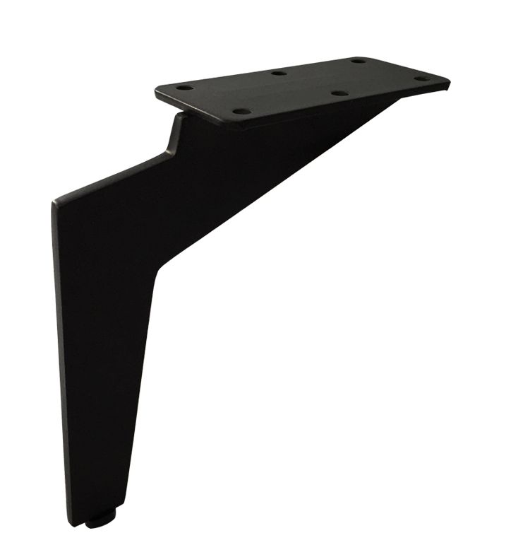 Tehase tarne metallist L-kujuline must v&auml;rv m&ouml;&ouml;bel diivanijalad vooditoolile