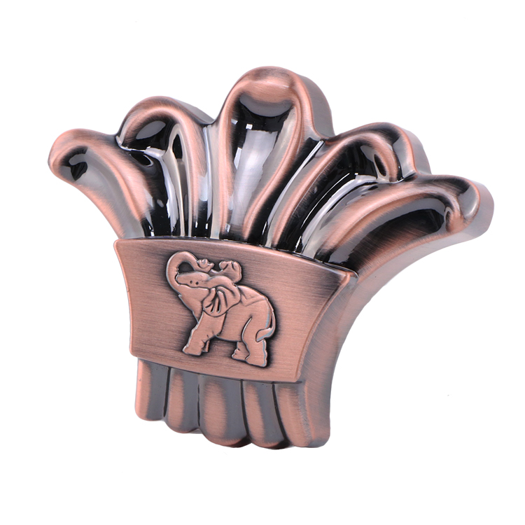 פיל כפתורים דקורטיביים ריהוט קישוט אבזם כפתורים דקורטיביים לספה רצועות סגסוגת אבץ