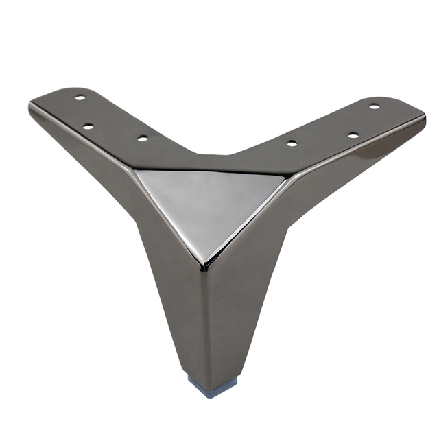 V&acirc;nzare directă din fabrică Accesorii pentru mobilier Picioare pentru suport Picior pentru canapea Negru Argintiu Auriu Picioare pentru mobilier din metal