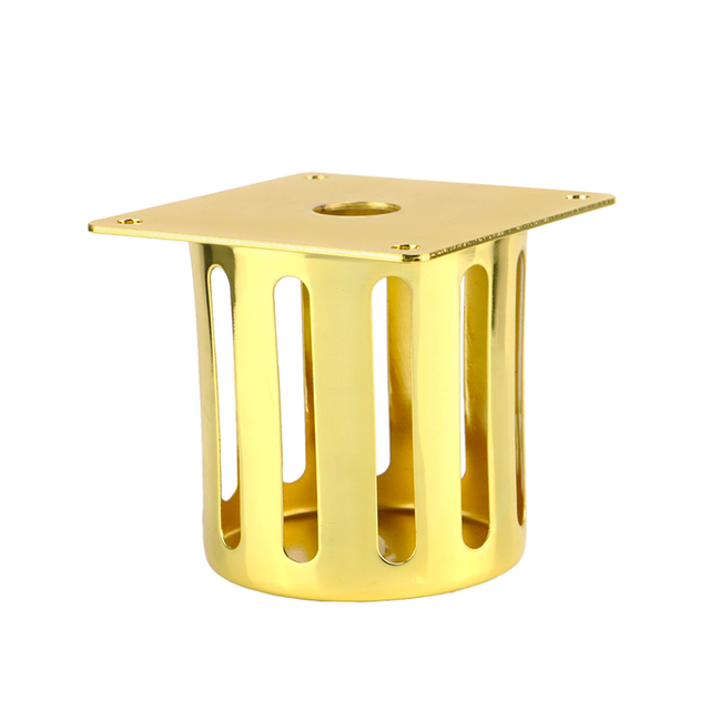 Hot Selling Սեղանի ոտք Gold Conical Furniture Luxury Legs պողպատե ժամանակակից մետաղական սուրճի սեղանի ոտք