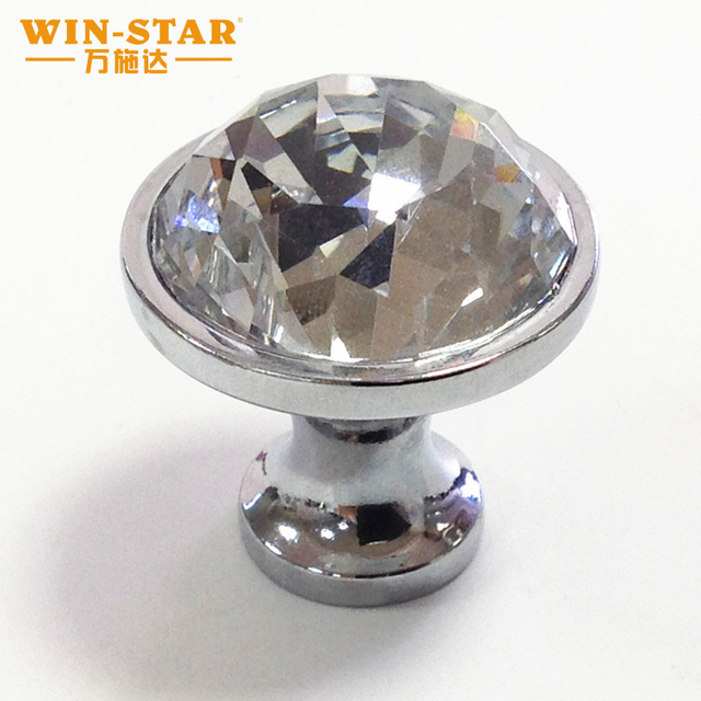 Deluxe Handle Crystal Knob Diamond Knob Drawer T-bar လက်ကိုင်