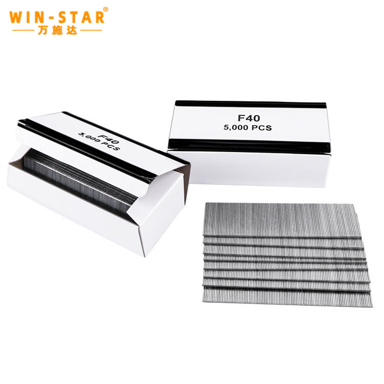 18 Gauge Galvanized Wire Collated Staple F Brad Nail F40