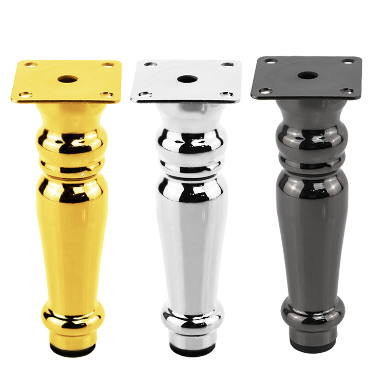  침대 소파 캐비닛 철 다리 160MM용 고급 크롬 금속 가구 다리