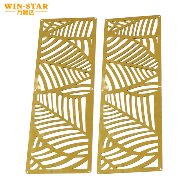 ריהוט דקורטיבי ספה מסגרות זהב 500*180 מ'מ מסגרות כיסא ספה מנירוסטה