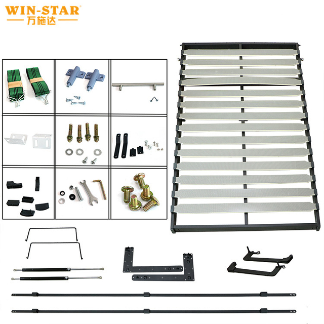 WINSTAR Ofertă fierbinte Kit de hardware pentru mecanismul de pat vertical pentru canapea pliabilă pentru economisire de spațiu