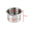  Lupum 80* 68* 57mm Furniture Poker Desk Cup Holder 201 Steel Sofa Cathedra Holders