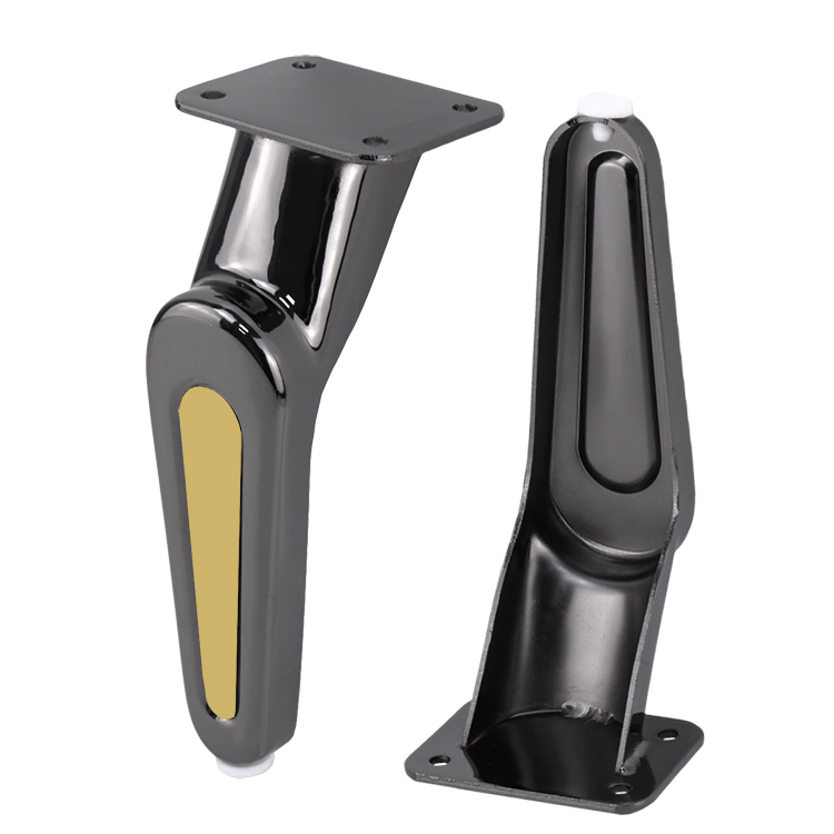 150mm/180mm আসবাবপত্র সোফা ফিট লোহার পা সোফা চেয়ারের বিছানা পা ​​টিভি স্ট্যান্ড লেগ