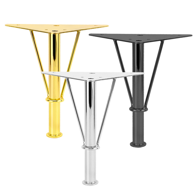  150/180/200ሚኤም አዲስ ቅጦች የሶፋ እግሮች የቤት እቃዎች እግር ወርቃማ እቃዎች የብረት ሶፋ እግሮች