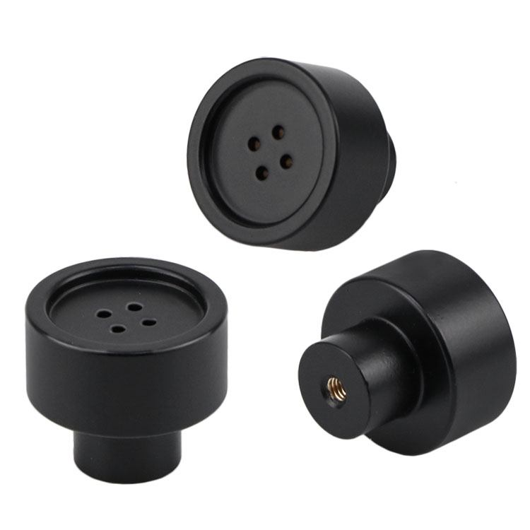 Սև փողային բռնակ կահույքի բռնակներ մեծածախ գներ