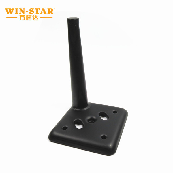 L Form M&oslash;beldel Sort Metal TV Sofabordsf&oslash;dder Billige Sofaben