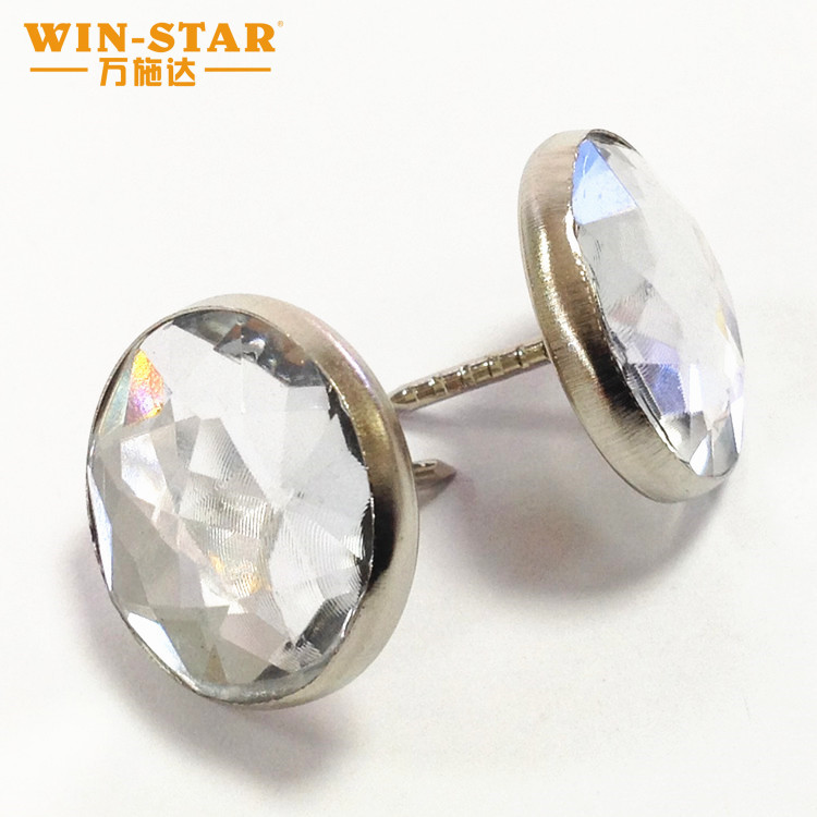Cu ridicata Diamond Crystal Tapiterie Cui Button Pins Pentru Mobila Canapea 