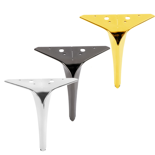 금속 금 철 금 총 검정 가구 캐비닛 테이블 소파 다리 피트