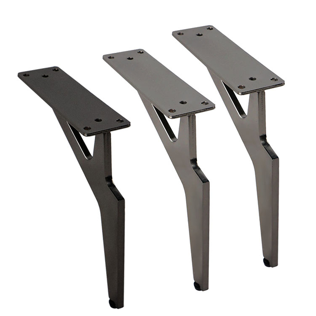 M&oslash;beltilbeh&oslash;r OEM Sort Gylden Dekorativ Metal M&oslash;belsokkel Spisestue Sofabord Ben Sofa Ben