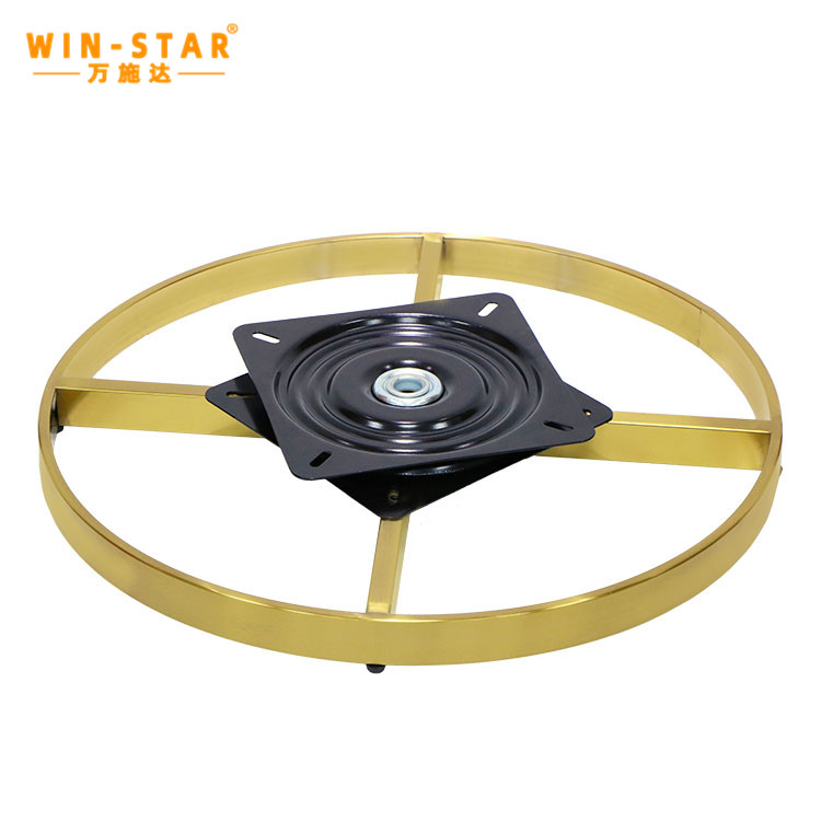 Zlatni ukrasni okvir namještaja od nehrđajućeg čelika Hardverski dodaci Metalni okvir kauča