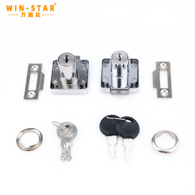 Мебельный замок Железный материал Замок ящика 338 Замок офисного стола