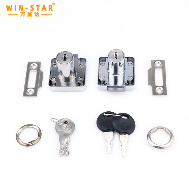 Mobilya Kilidi Demir Malzeme &Ccedil;ekmece Kilidi 338 Ofis masası kilidi