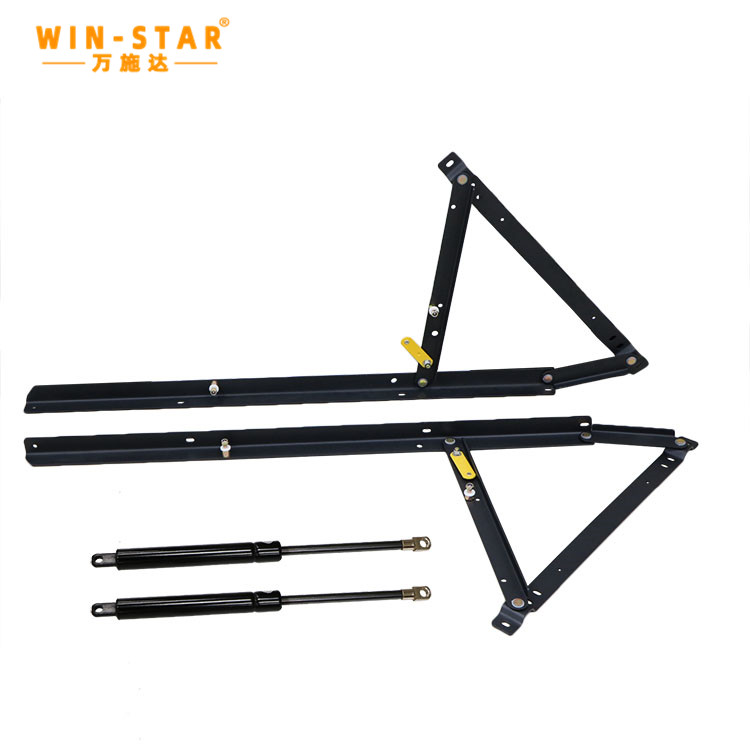 ZD-I014-C WINSTAR HYDRAULICUS Gas Ver Bed Hinge Mechanismus Folding Hinge Frame for Bed