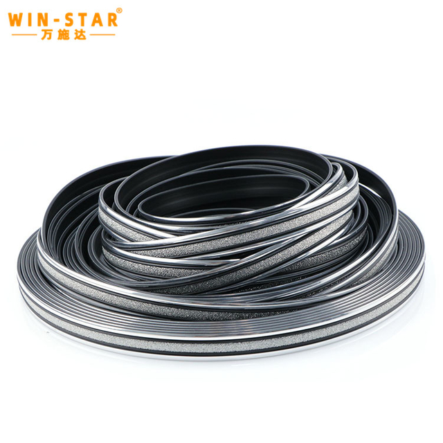 อุปกรณ์ตกแต่งบ้านที่ทันสมัยแถบตกแต่งพลาสติก PVC