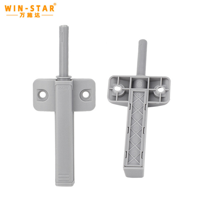 एंबेडेड इंस्टालेशन हिडन कैबिनेट डोर रिबाउंड डिवाइस को खोलने के लिए रिबाउंड पुश