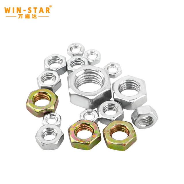 Proizvedene u Kini M8 M10 M14 pocinčane šesterokutne matice Din934