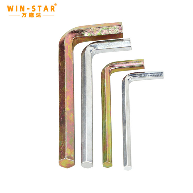 ໂຮງງານຈີນ Custom L ປະເພດ Allen Hex Key Wrench ທາດເຫຼັກ Plain Allen Wrenches