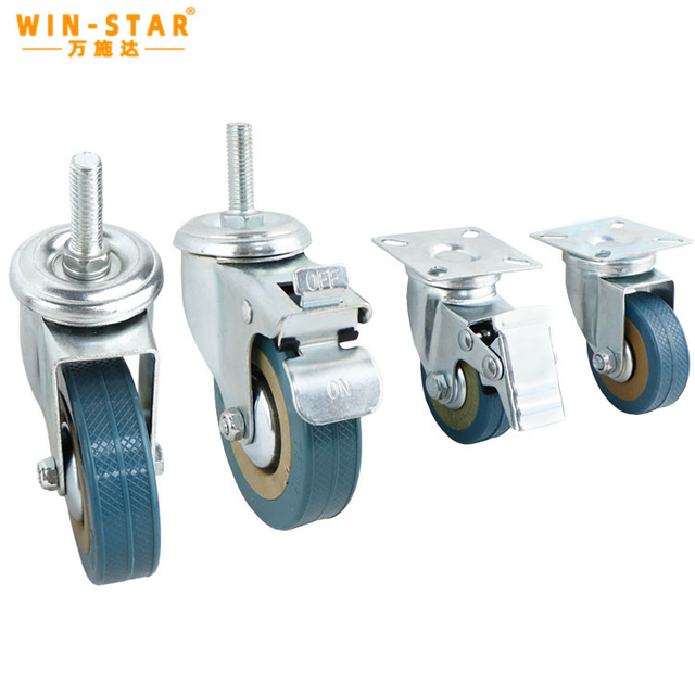 စက်မှု Swivel Plate Castor Wheels 3in 4in 5in Casters Wheel